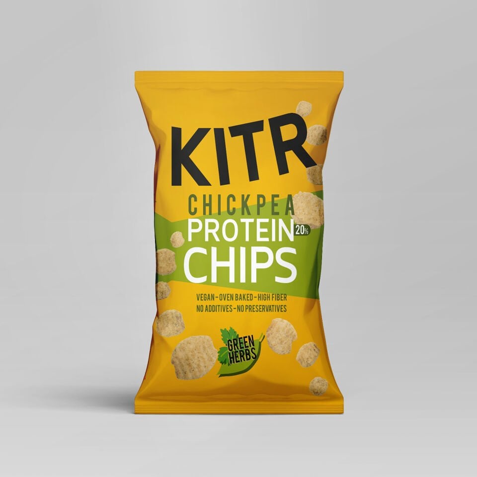 KITR Sebze Yeşillikleri Çeşnili Yüksek Proteinli Nohut Cipsi 50g