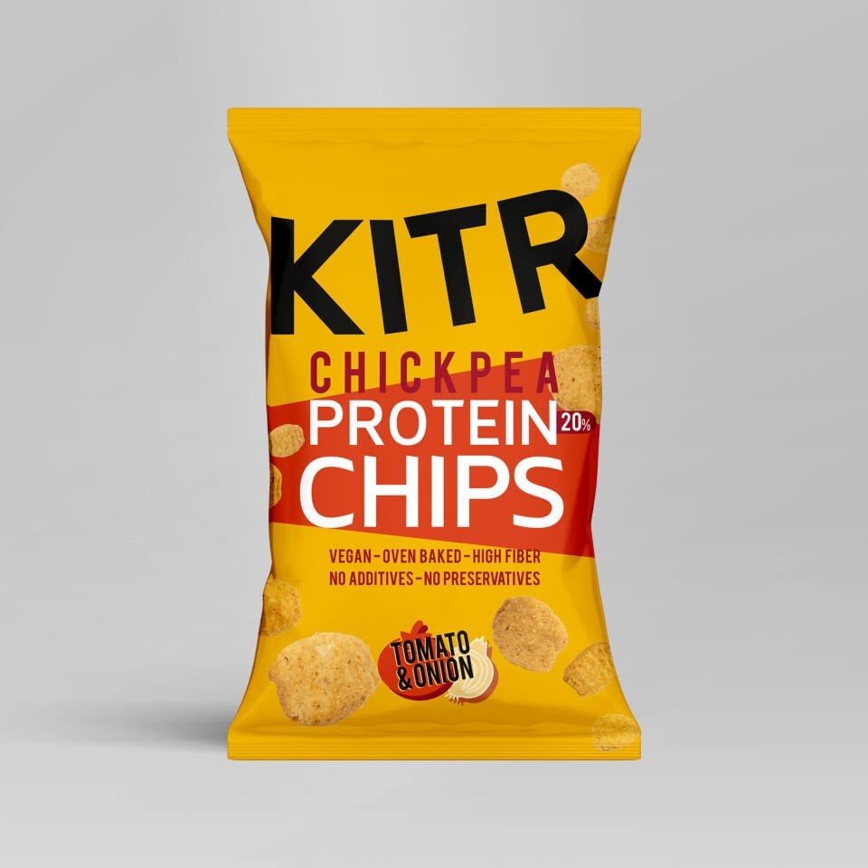 KITR Domates ve Soğan Çeşnili Yüksek Proteinli Nohut Cipsi 50g