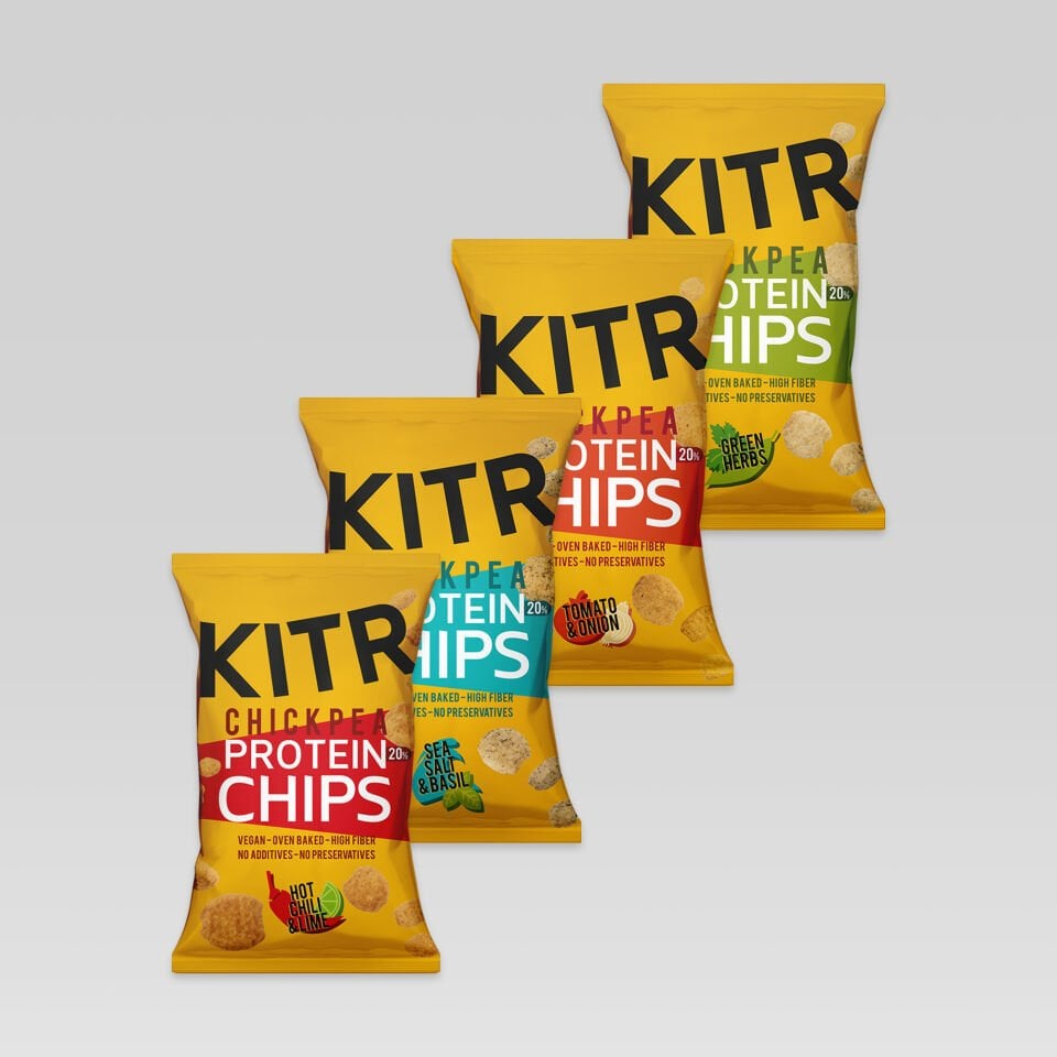 KITR Karışık Yüksek Proteinli Cips Paketi 4x50g
